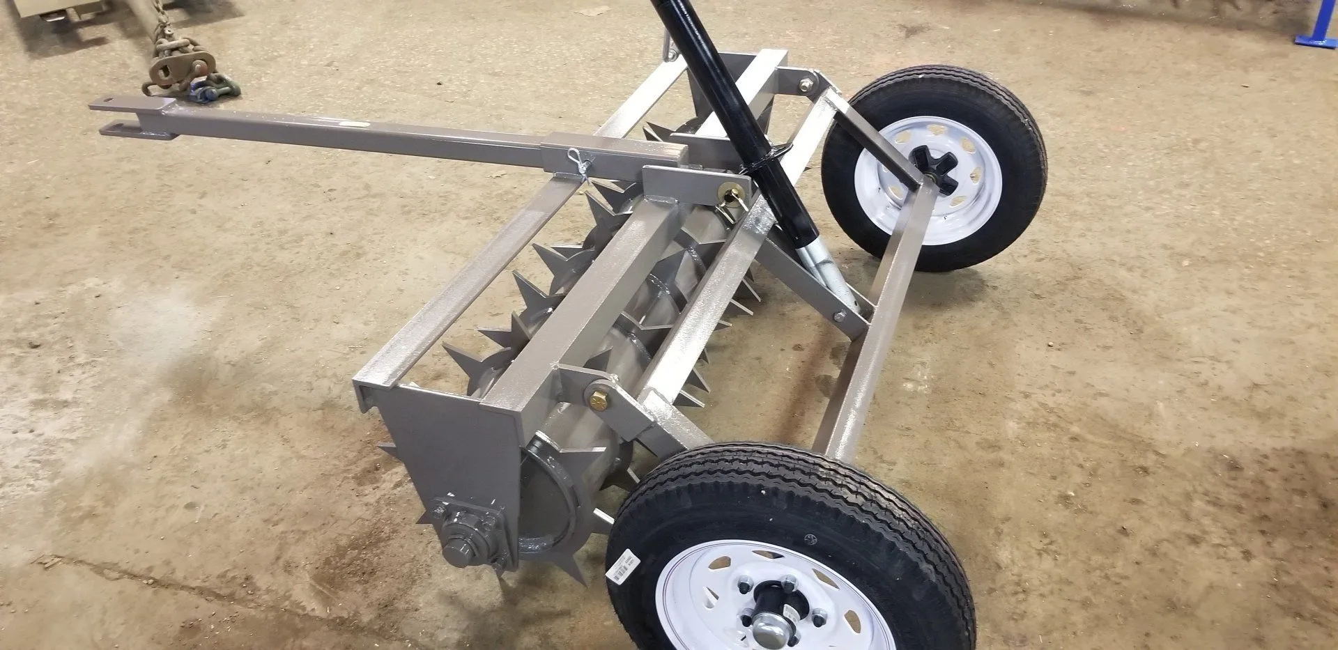 Ripping It Outdoors 5ft. Spike Aerator with 3 Point Hitch or Pull Tongue with 3/8 Thick Spikes