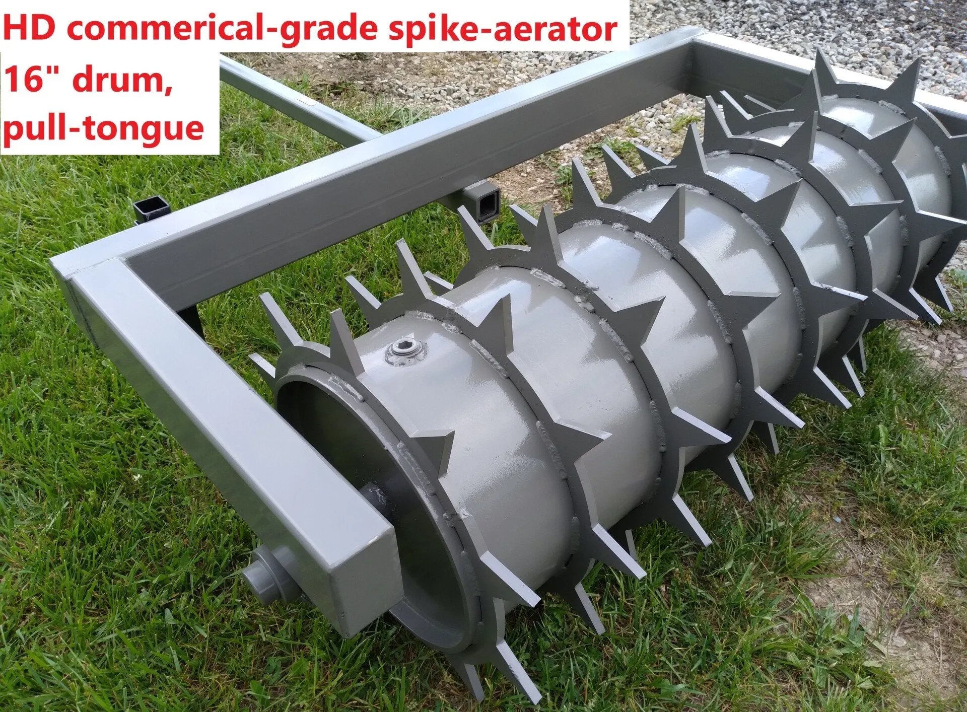 Ripping It Outdoors 5ft. Spike Aerator with 3 Point Hitch or Pull Tongue with 3/8 Thick Spikes