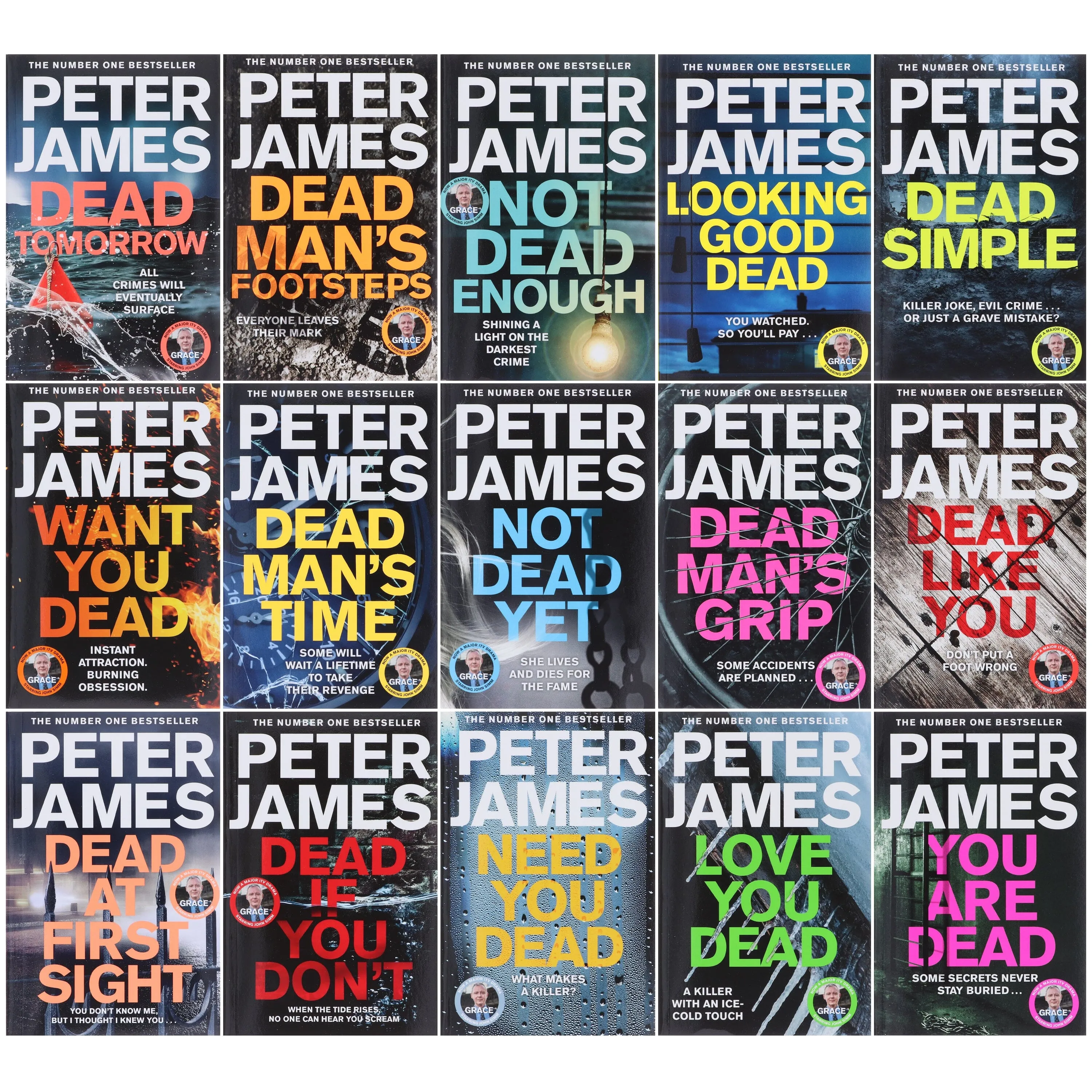 Roy Grace Series By Peter James (Book 1-15) Collection 15 Books Set - Fiction - Paperback