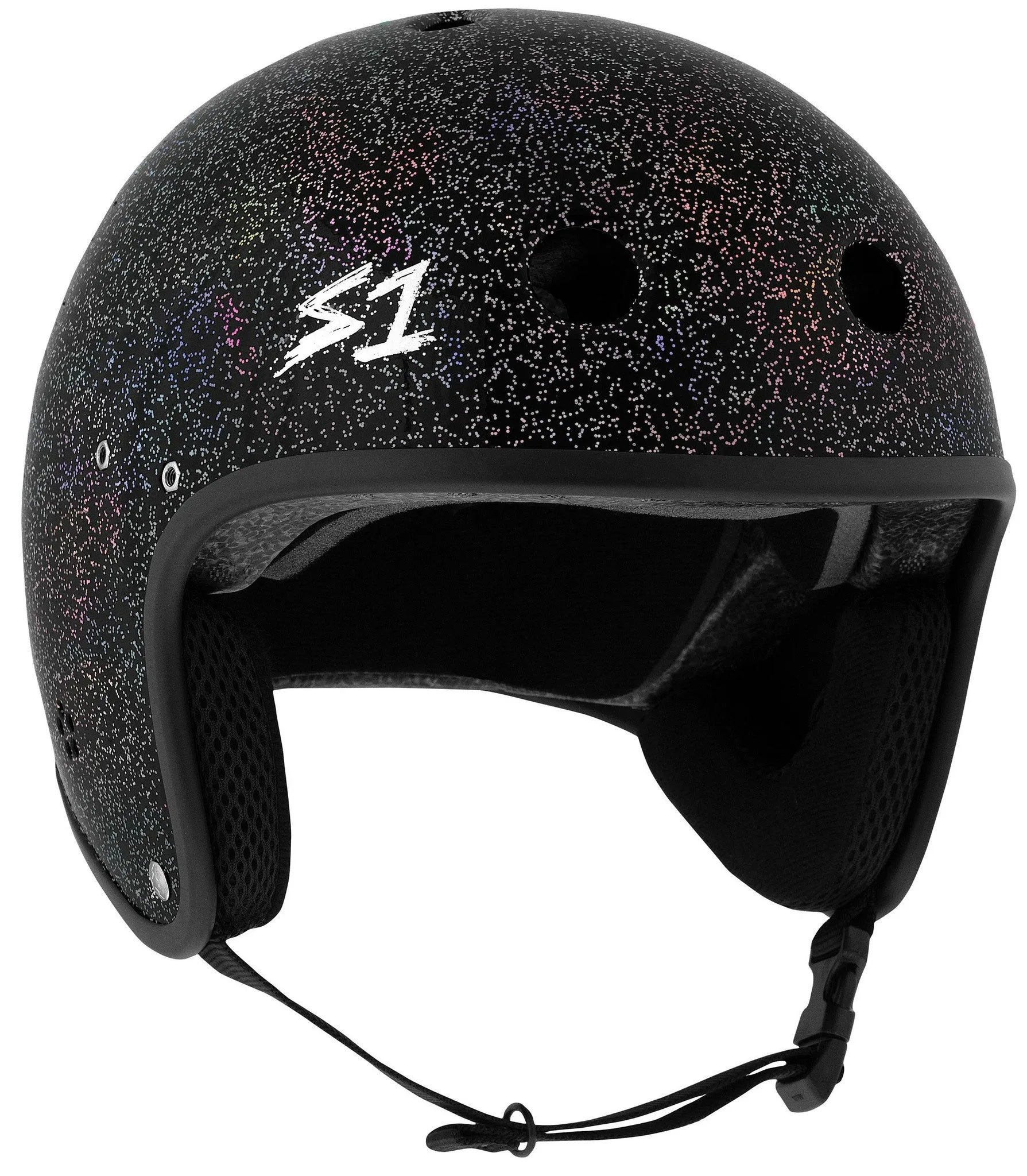 S-One E-Bike Helmet Retro Lifer Black Gloss Glitter