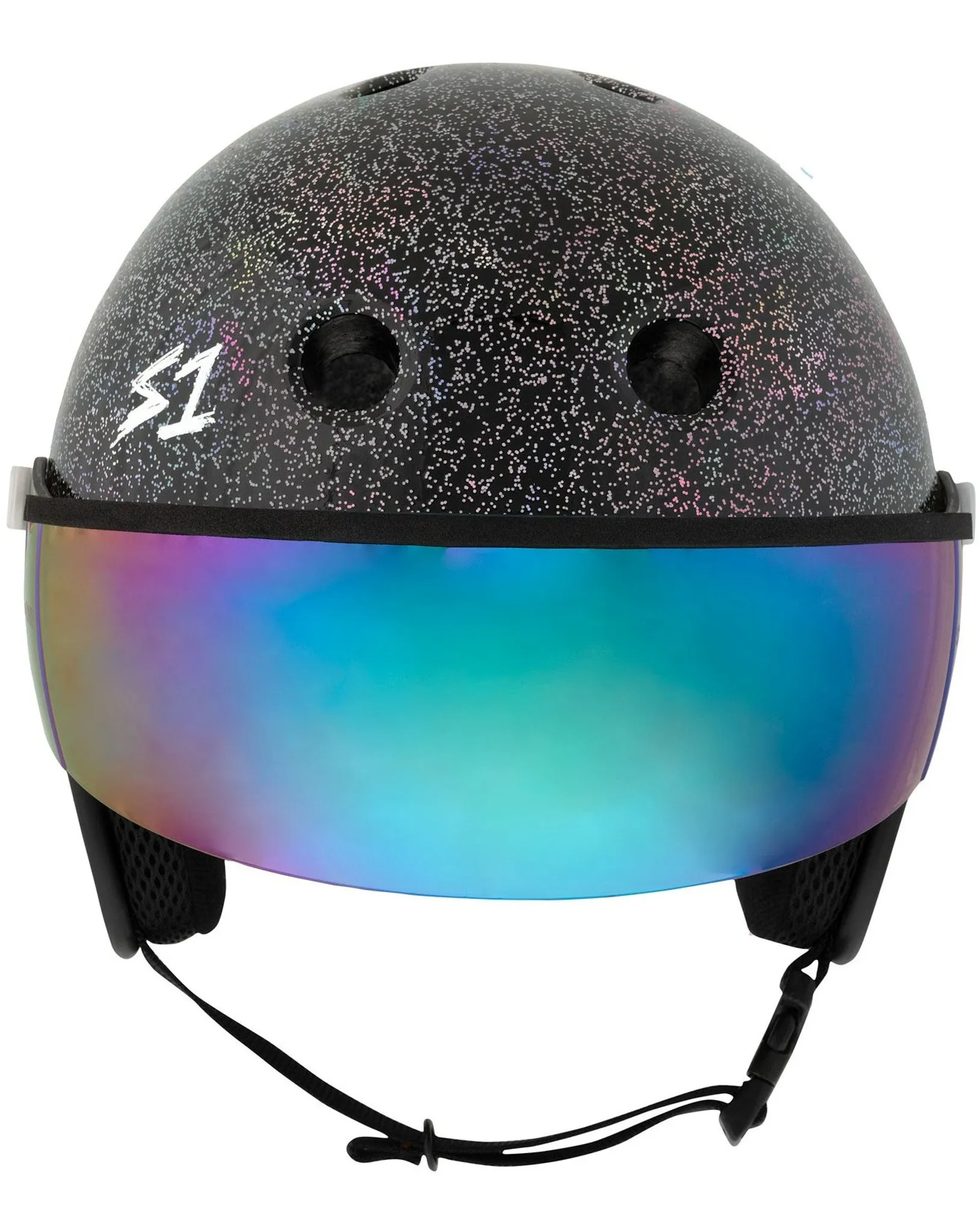 S-One E-Bike Helmet Retro Lifer Black Gloss Glitter