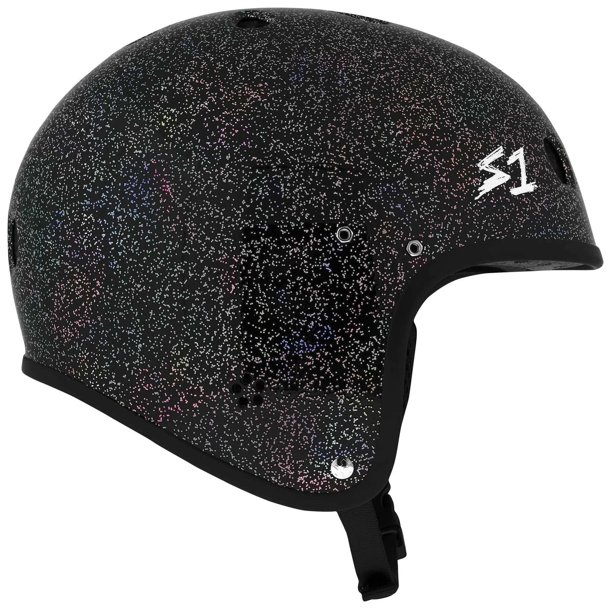 S-One E-Bike Helmet Retro Lifer Black Gloss Glitter