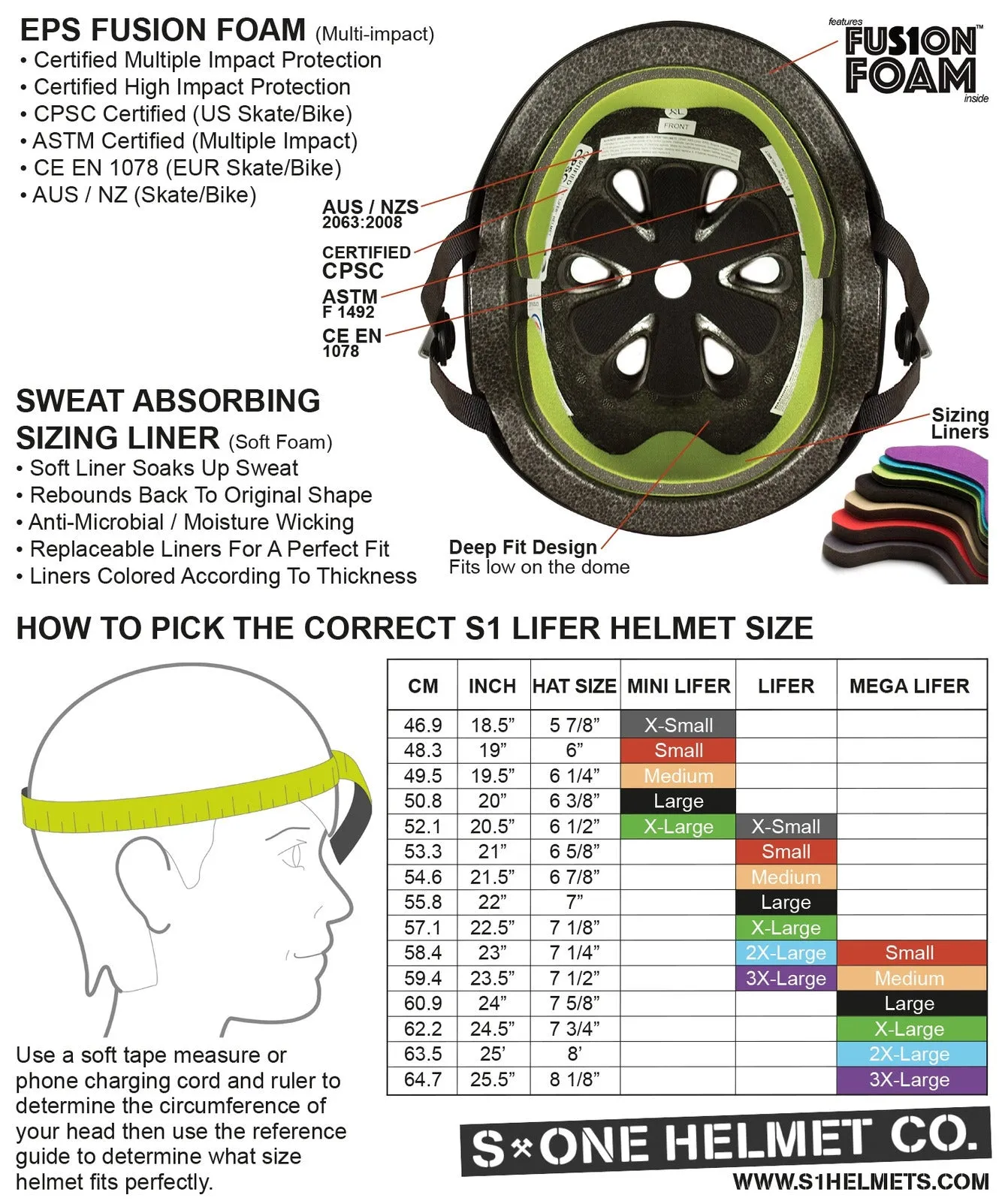 S-One Helmet Lifer Black and White Tie Dye