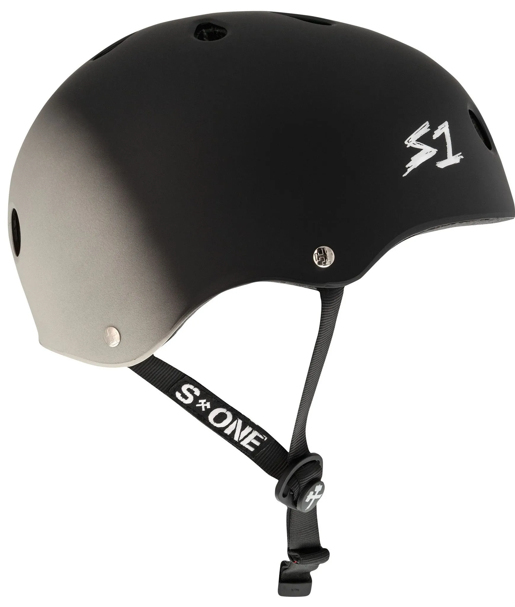 S-one Helmet Lifer Black White Fade - Boyd Hilder Colab