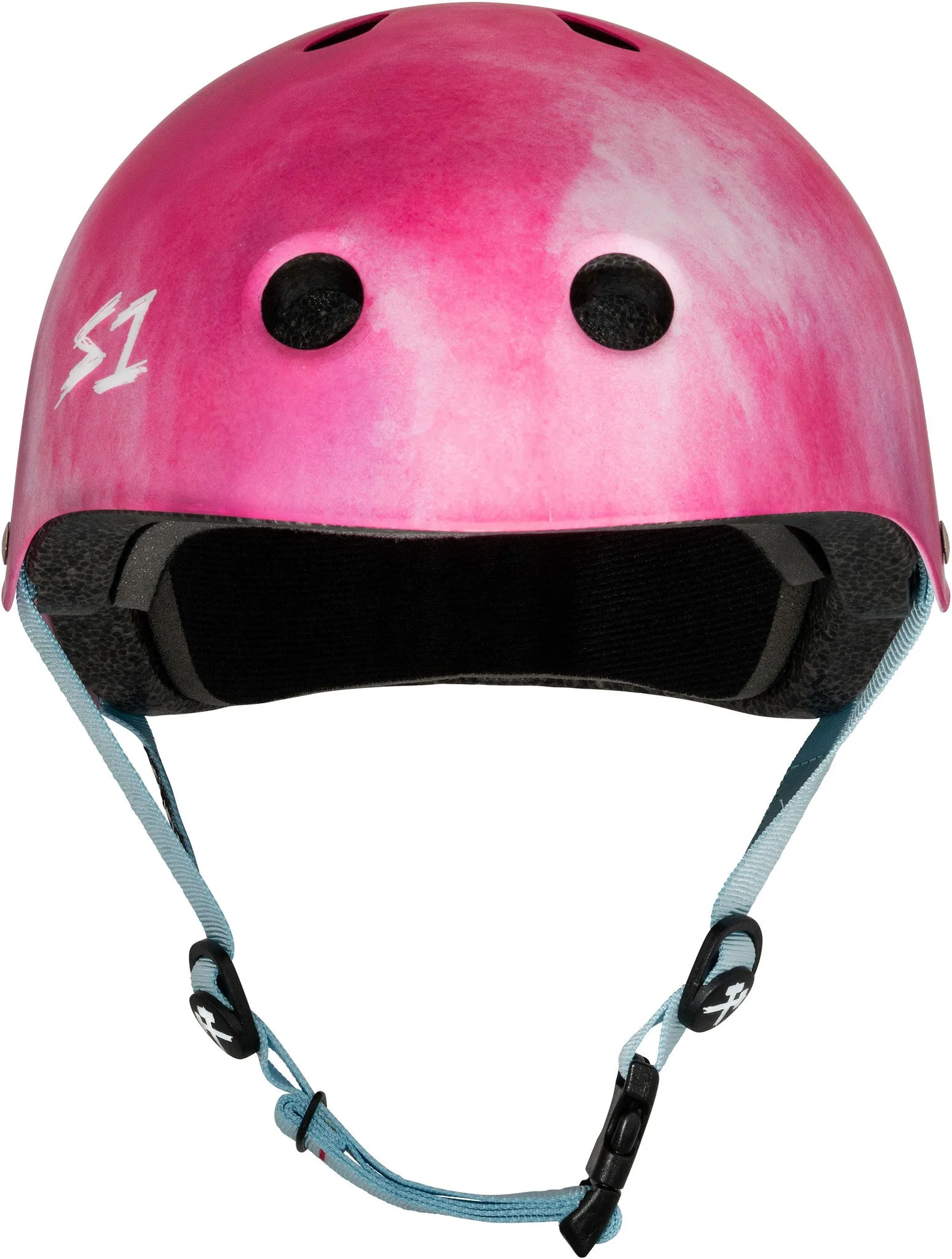 S-One Helmet Lifer Girl Is Not A 4 Letter Word Purple Pink Water Colour