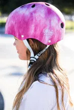 S-One Helmet Lifer Girl Is Not A 4 Letter Word Purple Pink Water Colour