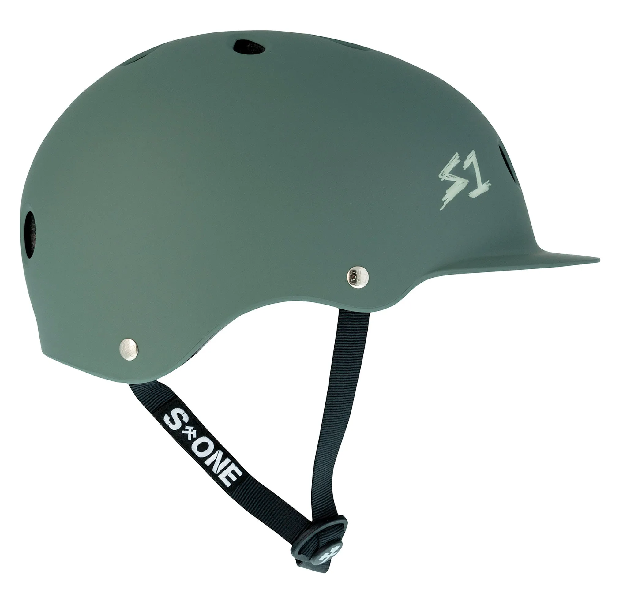 S1 Lifer Brim Helmet - Ambush Green Matte
