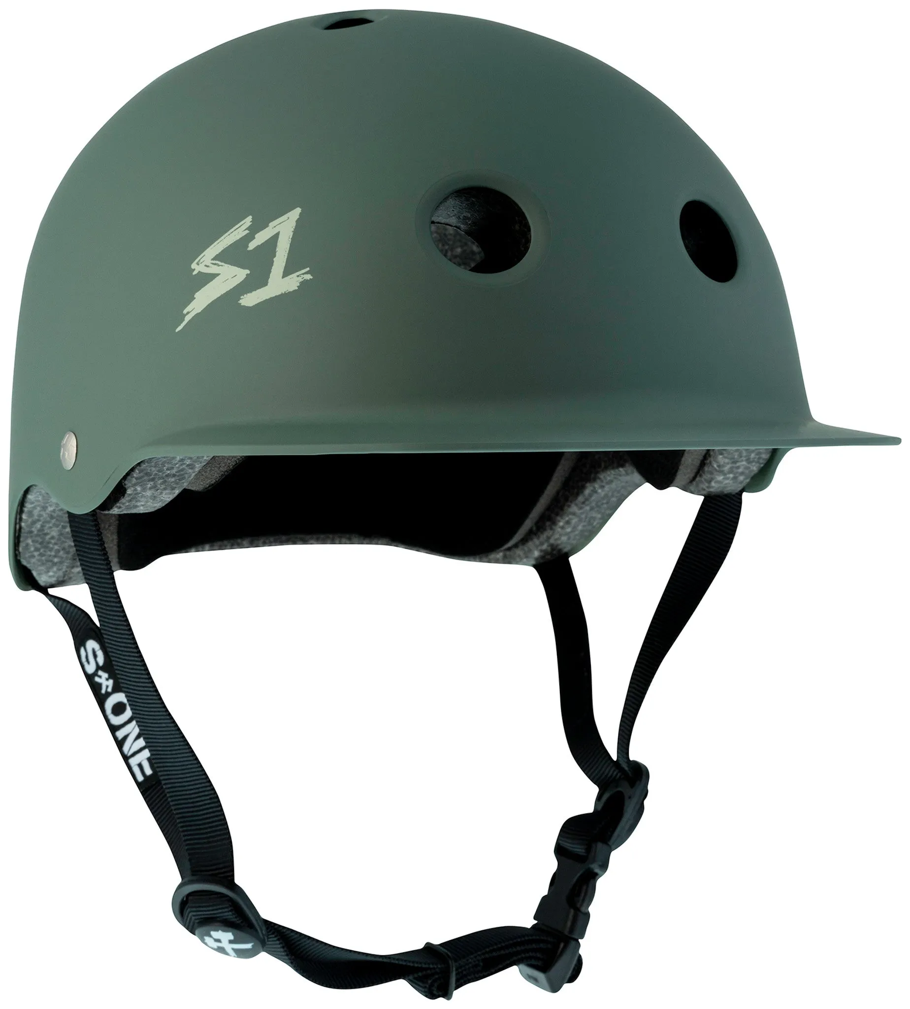 S1 Lifer Brim Helmet - Ambush Green Matte