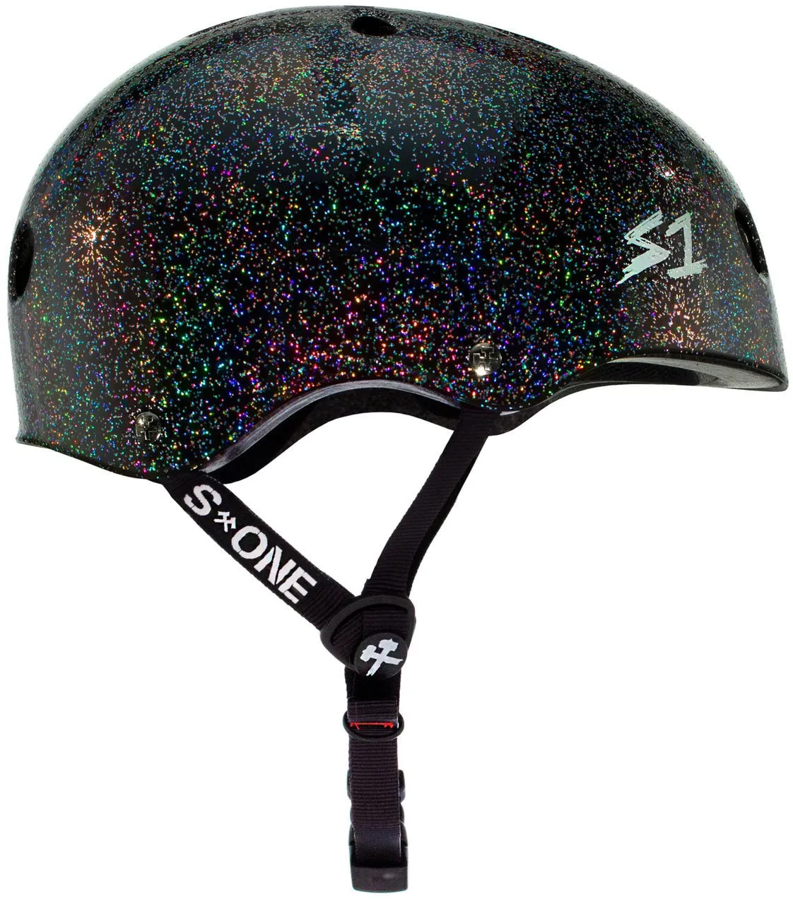 S1 Lifer Helmet - Black Gloss Glitter