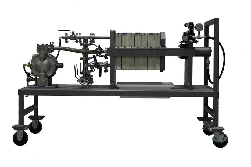 SC Filtration - FDA cGMP Filter Press 0.3 Cubic Feet