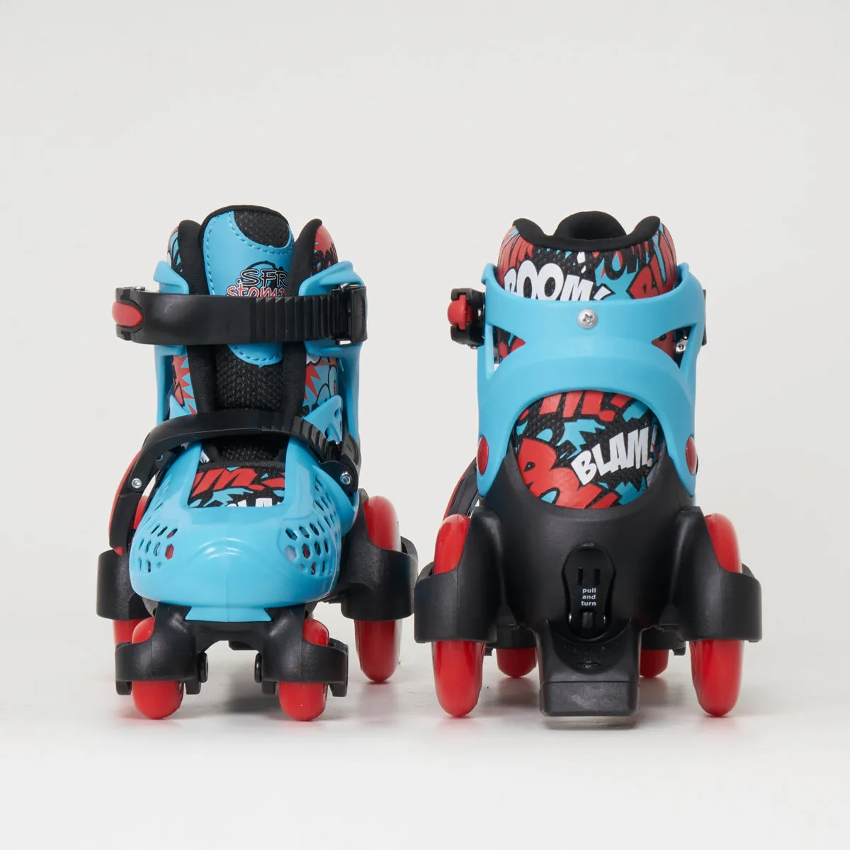 SFR Stomper Adjustable Junior Roller Skates -  Blue