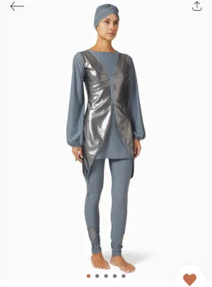 Sheikha Grey Swim Set L REC1574