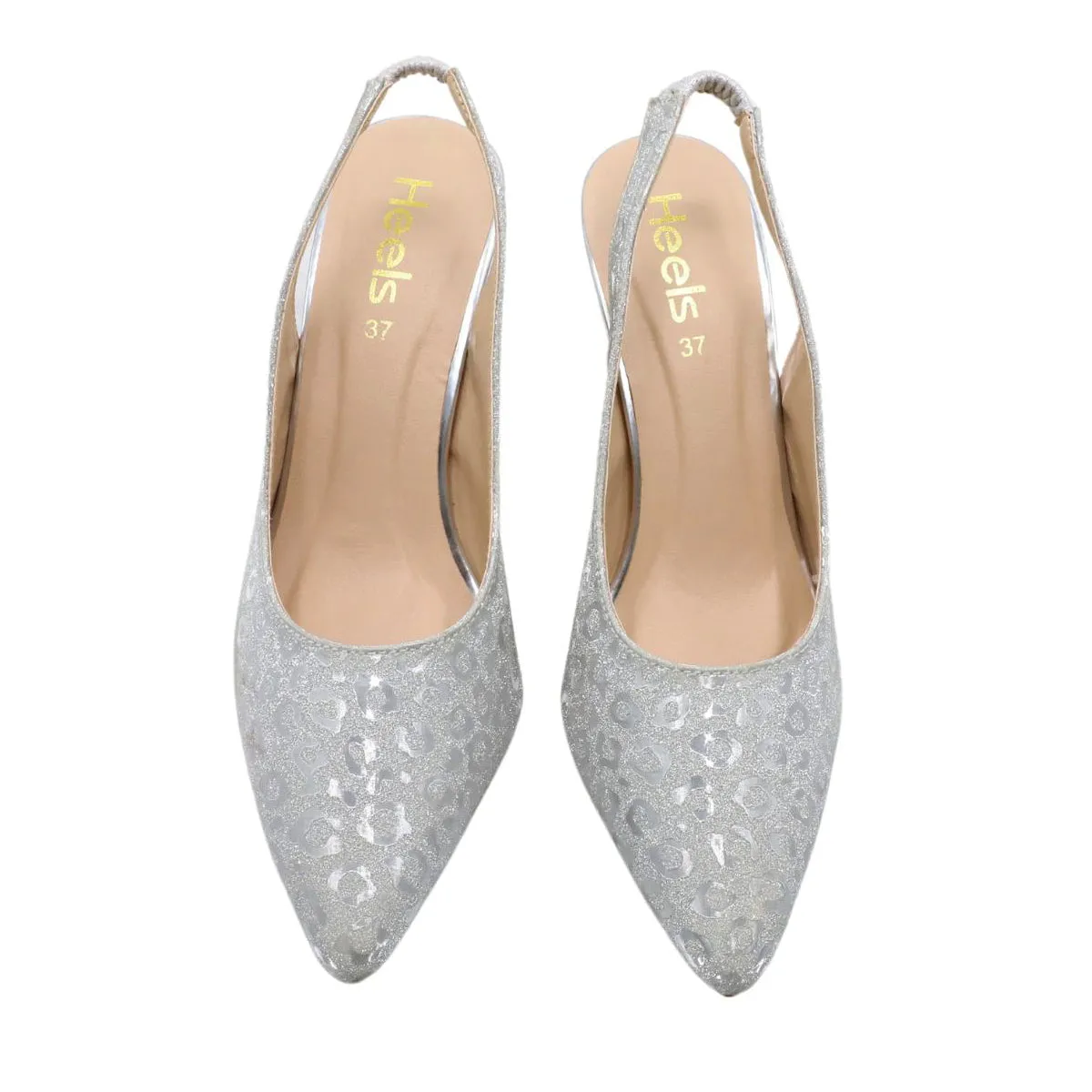 Silver Fancy Court Shoes L00870021