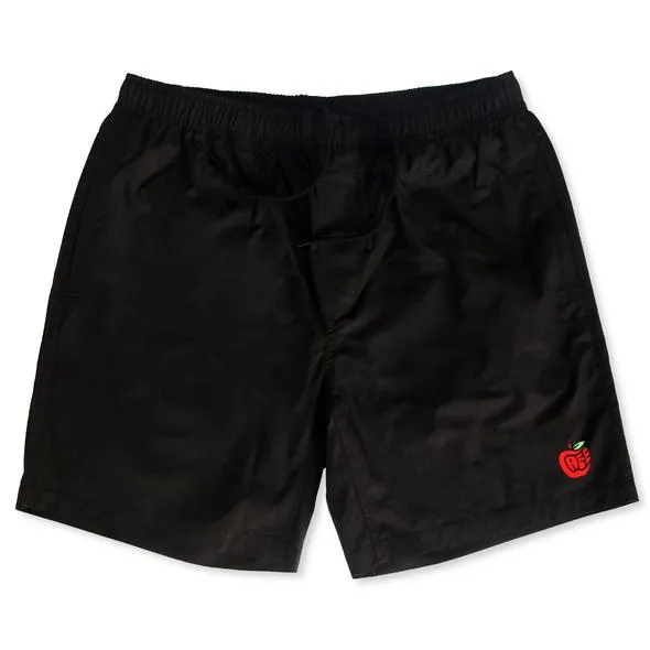 Skateboard Cafe Pink Lady Swim Short - Black