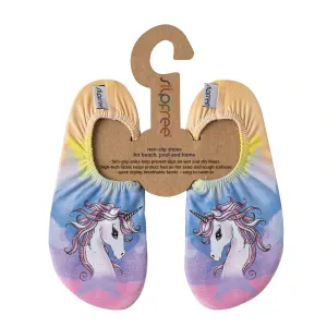 Slipfree Royal Non Slip Shoes Beach Pool Home Pastel Multi Unicorn