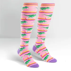 Sock It To Me Women's Knee High Socks - Rawr-ler Rink