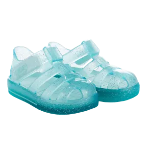 Star Glitter Shoe - Aqua