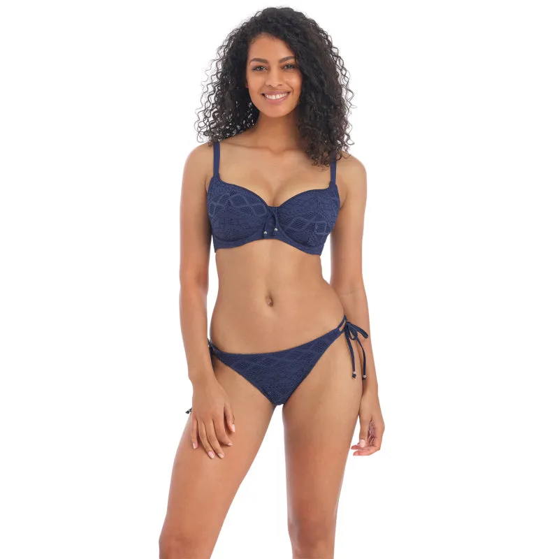 Sundance Rio Tie Side Bikini Brief Denim Blue - Freya Swim