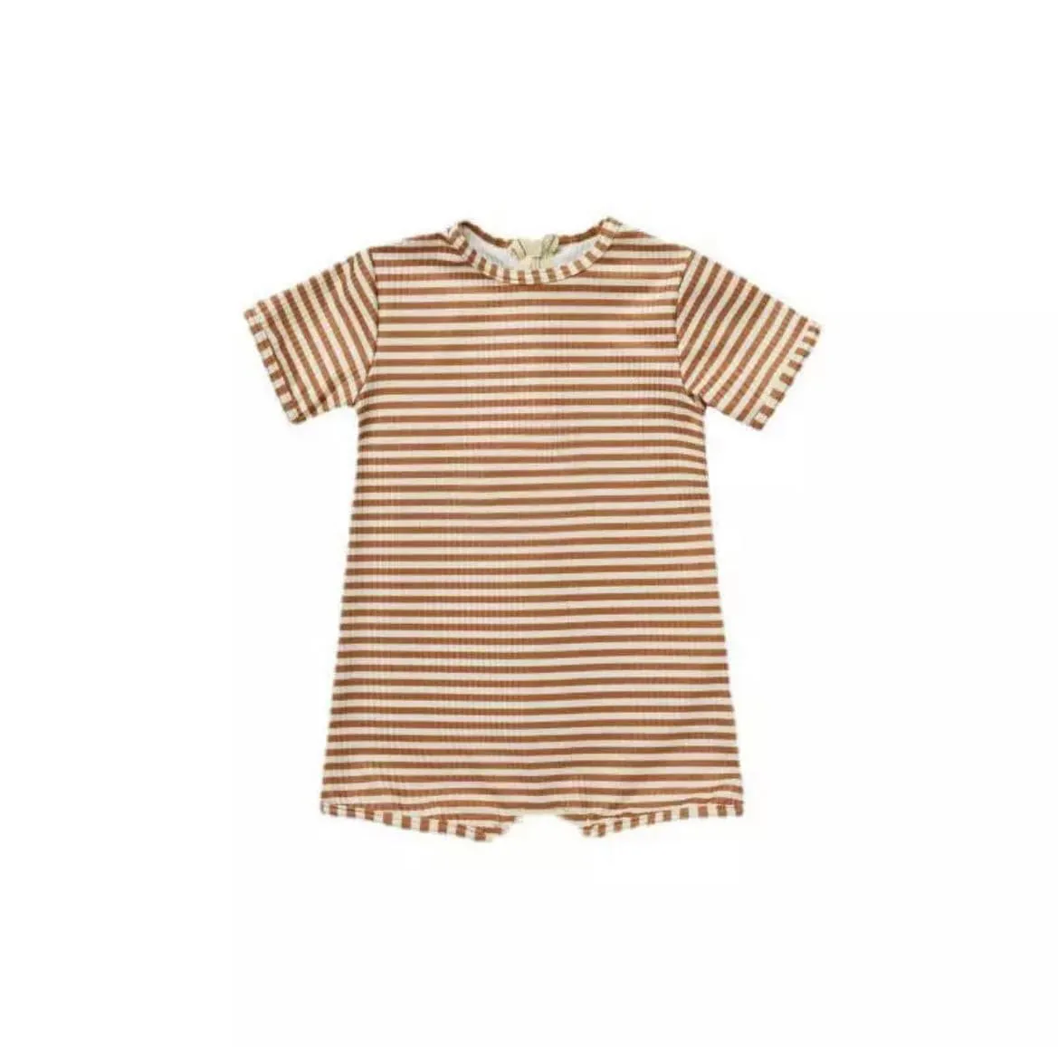 Swimwear/ Unisex Swimwear- Two Tone Stripes Print