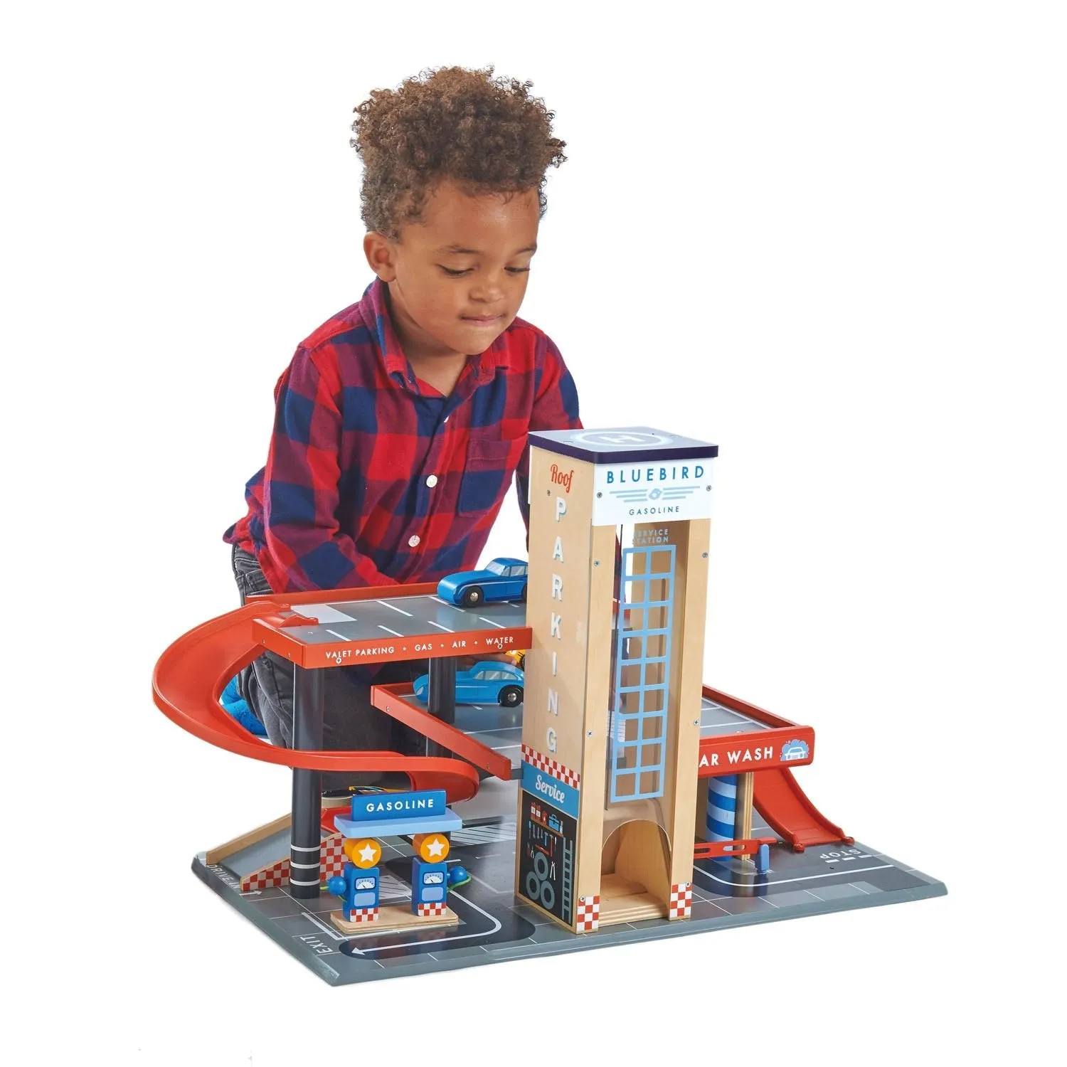 Tenderleaf Toys Blue Bird Service Station (Direct Shipping)