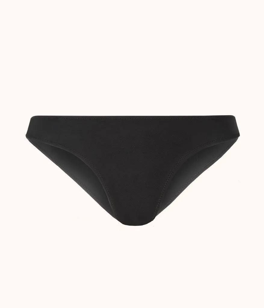 The Swim Bikini Bottom: Jet Black