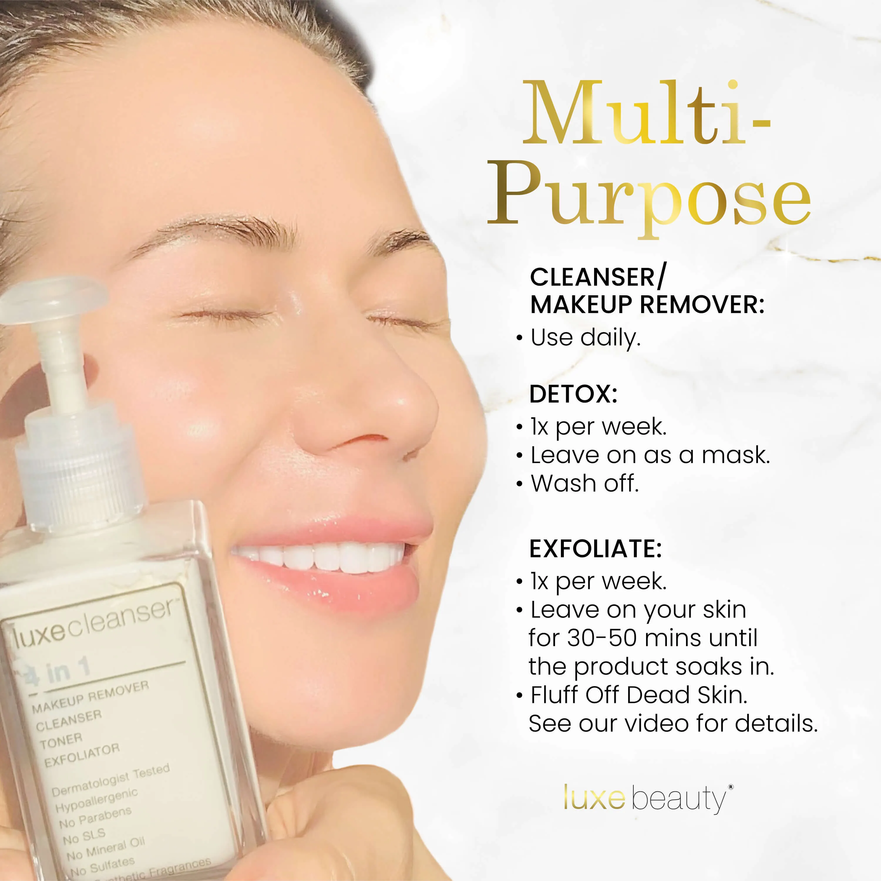 The Ultimate 4 in 1 Vegan Skin Cleanser