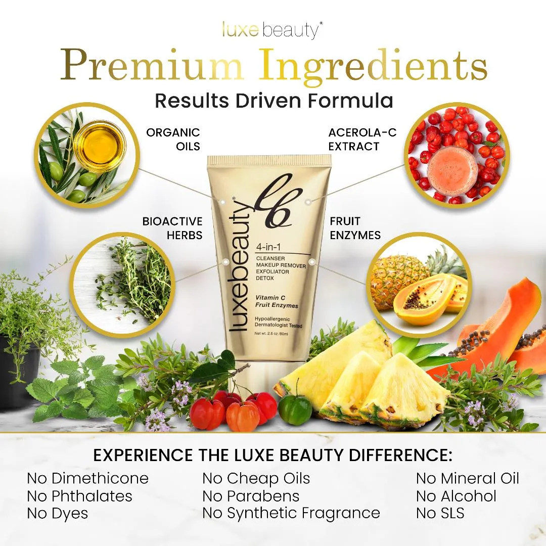 TRAVEL SIZE 4 in 1 Vegan Skin Cleanser