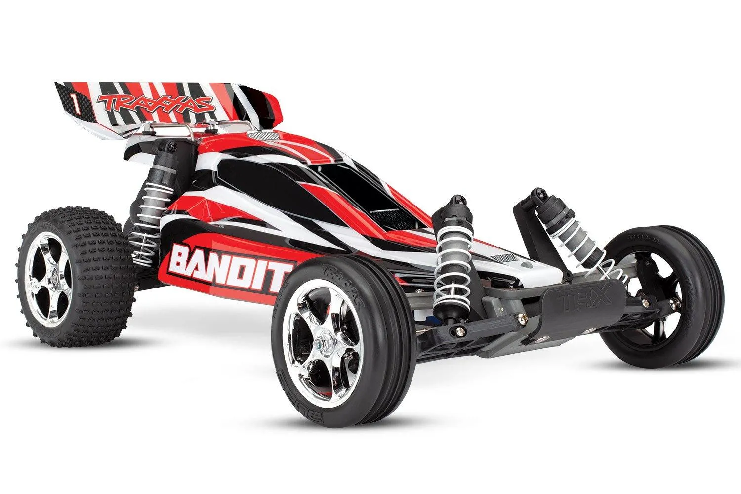 Traxxas 24054-4-RED Bandit 1/10 Scale Off-Road Buggy Red