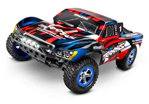 Traxxas Slash 2WD 1/10 RTR Electric Short Course Truck w/Lights (Red/Blue)