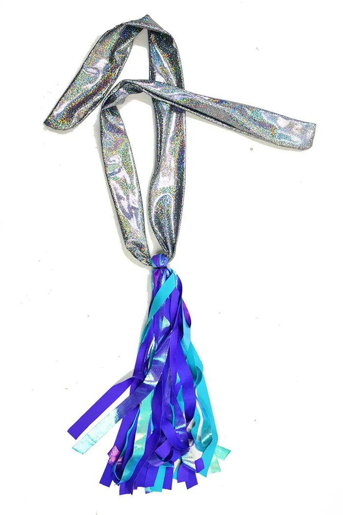 Unicorn Roller Skate and Helmet Cover Set with Tail Sash