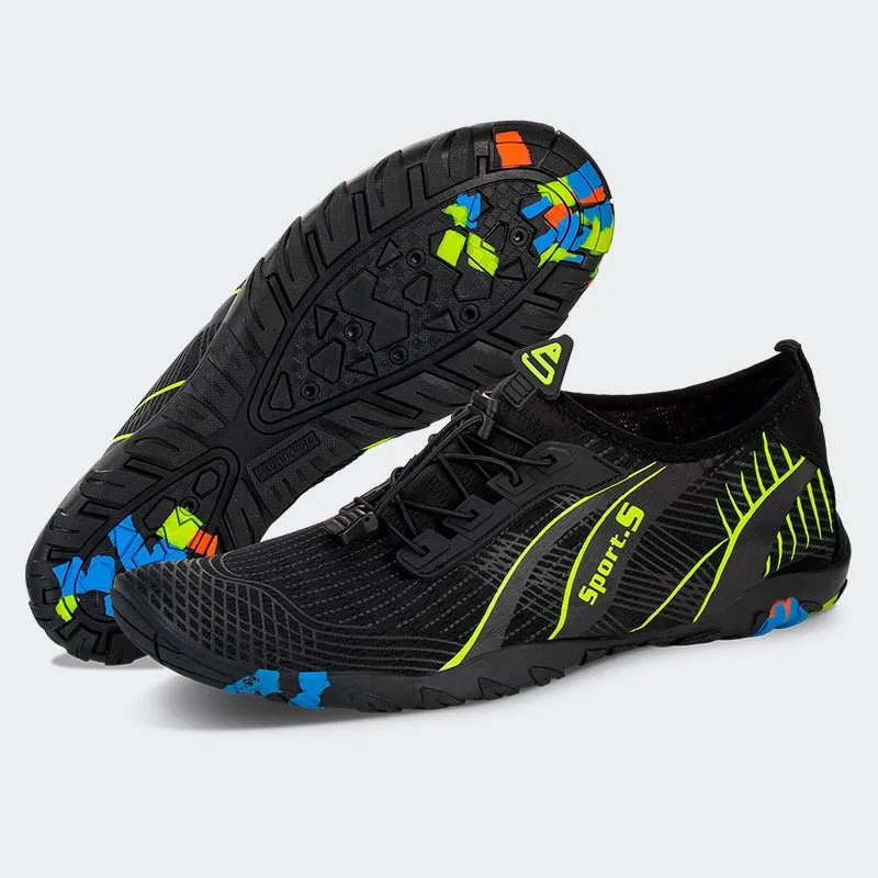 Unisex Water Shoes FBN-934-Black green