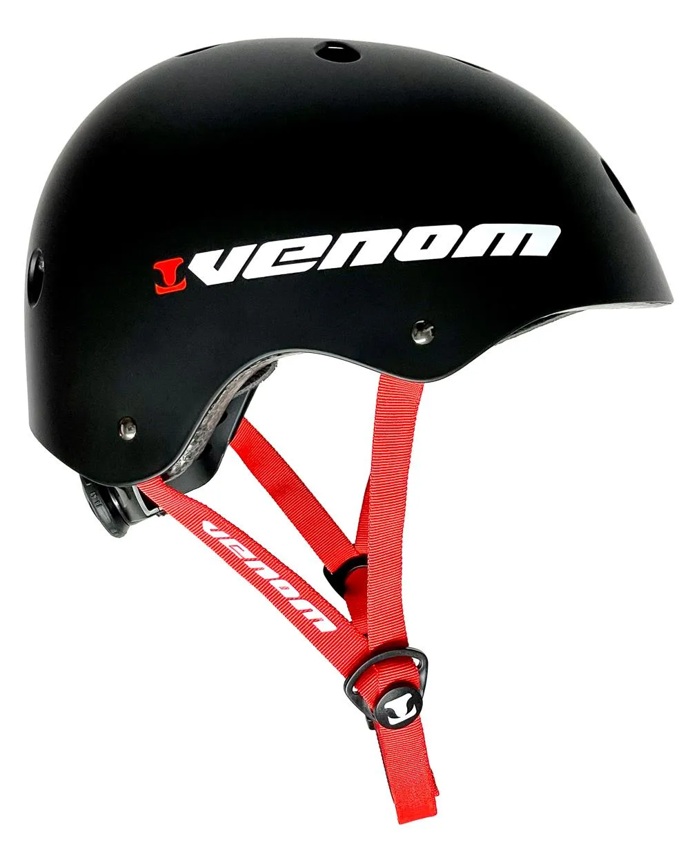Venom Skateboards Pro Skate Skateboard Scooter Adjustable Helmet - Black
