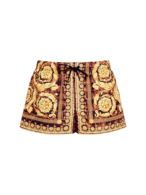 Versace   Cocco Barocco printed nylon swim shorts 