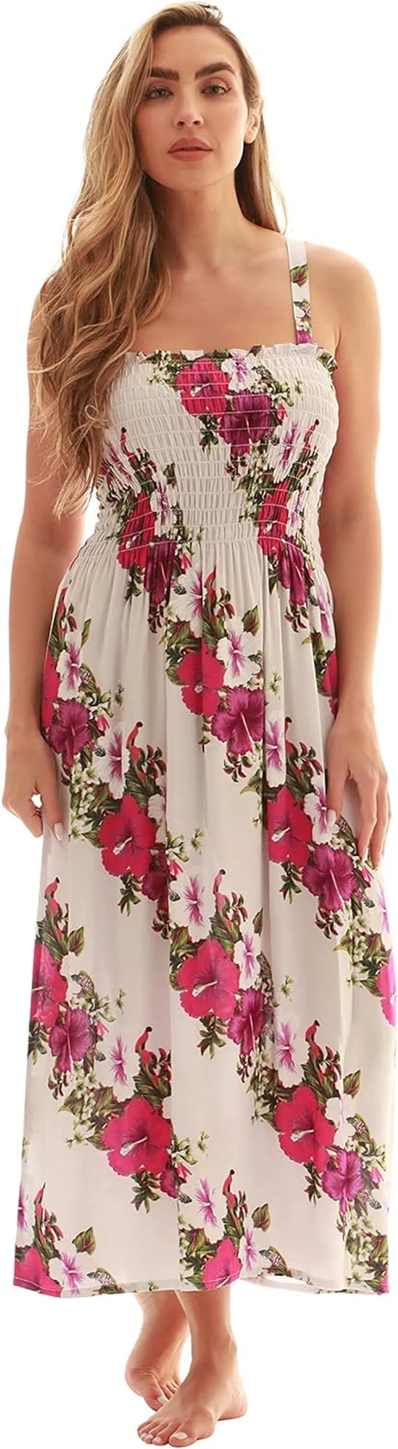 Women's Floral Print Flowing Sundress
