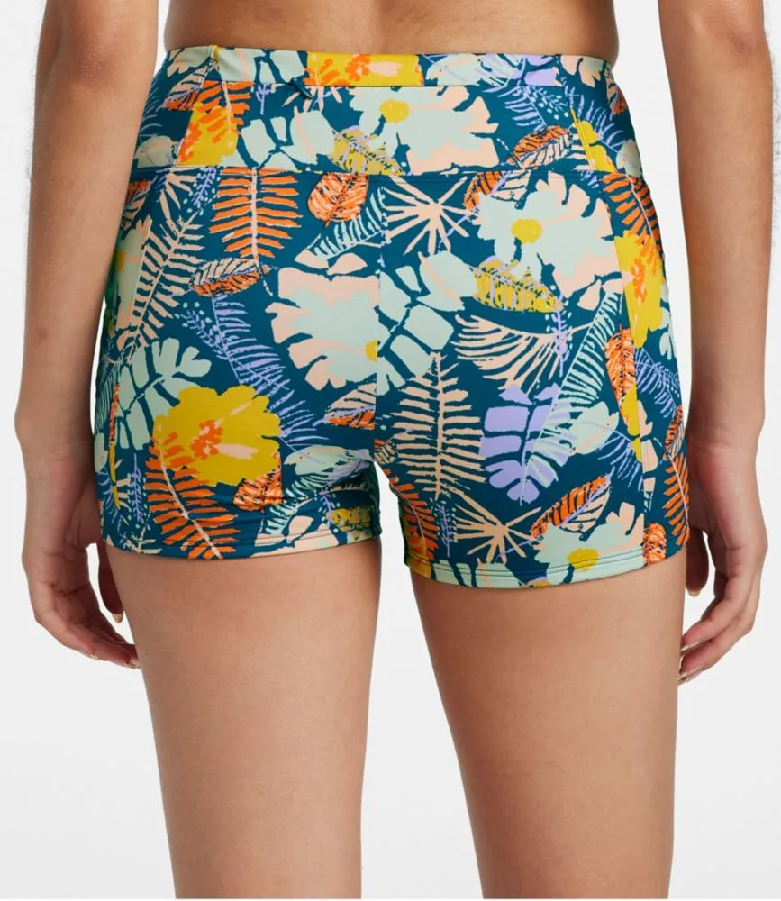 Women's New Currents Swimwear, Swim Shorts Print