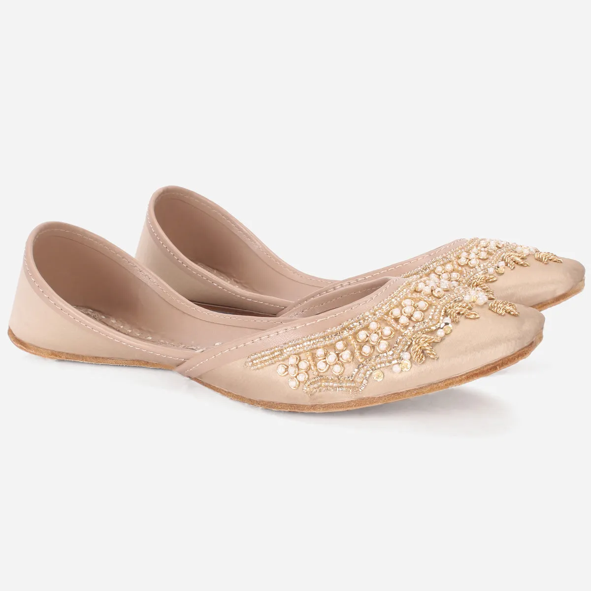 Women's "MALAOU" Decorated Slip On Khussa