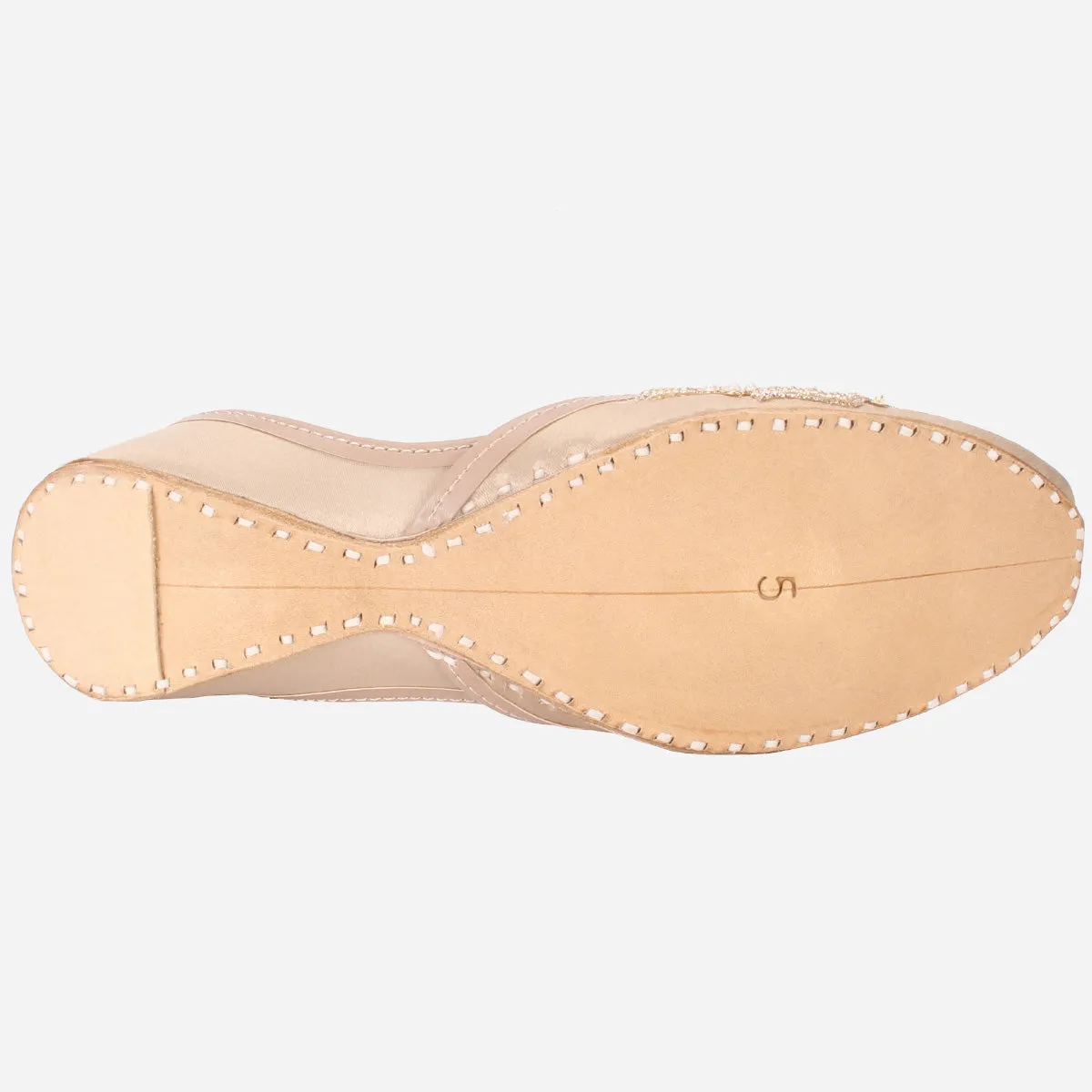 Women's "MALAOU" Decorated Slip On Khussa