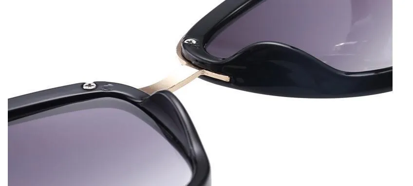 Women's Vintage Cat Eye Retro Sunglasses with Gradient UV400 Lens